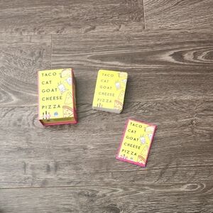 Taco Cat Goat Cheese Pizza Card Game - NEW